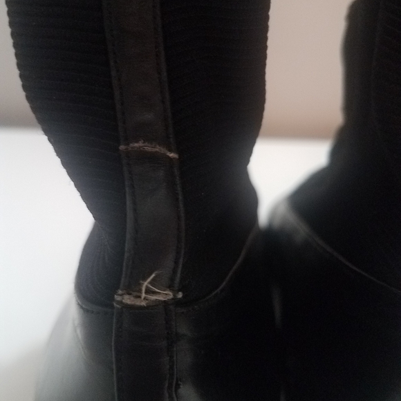 Vintage Stuart Weitzman for Roz and Sherm Victorian Black Leather Boots Size 8.5 - Picture 13 of 13